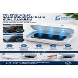 Nora Uv-C Hijyen Kutusu 360° Işık Teknolojisi | Telefon, Anahtar, Saat ve Kulaklık Temizleme Cihazı