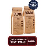 Nord Kivu Premium Espresso (Çekirdek) Kahve Fırsat Paketi 1000G x 2 Adet - Çekirdek Kahve