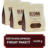 Nord Kivu Premium Espresso (Öğütülmüş) Kahve Fırsat Paketi 250G x 3 Adet - Öğütülmüş Espresso