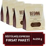 Nord Kivu Premium Espresso (Öğütülmüş) Kahve Fırsat Paketi 250G x 4 Adet - Öğütülmüş Espresso