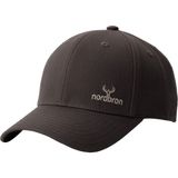 Nordbron Gri Erkek Logo Baskılı Şapka Blaine Cap - Standart - Koyu Gri