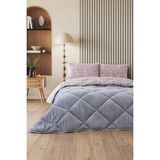 Nordelle Çift Kişilik Wellsoft Yorgan Uyku Seti Lastikli Çarşaf+Yastık Kılıflı Çift Kişili - Renkli - 100 x 100 cm