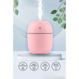 NordHaus 220 mL Hava Nemlendirici Led Işıklı Aroma Difizörü H2O TP-1021 (Pembe)