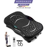 NordHaus Vibration Plate Titreşimli Egzersiz Aleti Spor Kondisyon Fitness Modeli Ergonomik Tasarım - Siyah