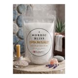 Nordic Bliss Özel İsviçre Formülü Saf Epsom Tuzu - Kas Gevşetici Magnezyum Banyo Tuzu 1kg