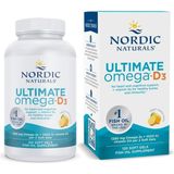 Nordic Naturals Ultimate Omega-D3, Lemon, 120 Soft Gels