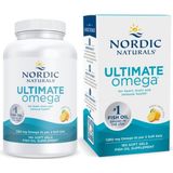 Nordic Naturals Ultimate Omega, Lemon Flavor - 180 Soft Gels - 1280 Mg Omega-3 - High-Potency Fish Oil - Epa & Dha - Aromasız