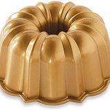Nordic Ware 51277 Yıldönümü Halka kek kalıbı, 1420 ml (6 Kap), Alüminyum, Altın