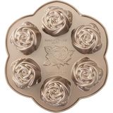 Nordic Ware 6´lı Mini Gül Kek Kalıbı - Altın