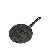 Nordic Ware Gülen Yüzler Döküm Pancake Tavası - Siyah
