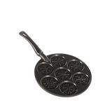 Nordic Ware Kar Tanesi Döküm Pancake Tavası - Siyah