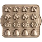 Nordic Ware Meşgul Arılar Mini Kek Kalıbı - Renkli