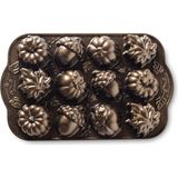 Nordic Ware Mini Balkabakları Bronz Döküm Kek Kalıbı - Standart