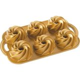 Nordic Ware Mini Heritage 6´lı Kek Kalıbı - Altın - Standart