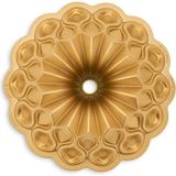 Nordic Ware-Non-Stick Kek Pişirme Kalıbı-Taç, Alüminyum, Altın, 25,4 x 25,4 x 9,9 cm