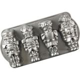 Nordic Ware Nutcracker Mini Kek Kalıbı - Platin