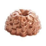 Nordicware kek kalıbı, alüminyum, 1 birim, alüminyum, Kahverengi, 26,4 x 9,3 x 26,4 cm