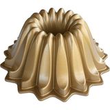 Nordicware Kek Kalıbı Pasta Kalıbı-Lotus, Alüminyum, Altın, 21,6 x 21,6 x 9,5 cm - Çok Renkli