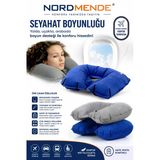 Nordmende Premium Seyahat Boyunluğu Uçak Otobüs Araç Ofis İçin Ergonomik Boyun Destek Yastığı