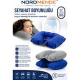 Nordmende Seyahat Boyunluğu Uçak Otobüs Araç Ofis Için Ergonomik Boyun Destek Yastığı