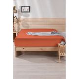 Nordqueen %100 Pamuk 180x200 Çift Kişilik Lastikli Çarşaf Kiremit