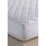 nordqueen Kapitone Fitted Full Kenar Yatak Koruyucu Alez Çift Kişilik - 200 x 200 cm - Beyaz