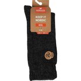 NordSox 1 Çift Antrasit Havlu Kışlık Erkek Lambswool Soket Çorap - 41 - 45