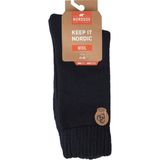 NordSox 1 Çift Lacivert Havlu Kışlık Erkek Lambswool Soket Çorap - 41 - 45
