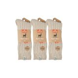 NordSox Erkek Alpaka Yün Çorap 3’lü Paket - 41 - 45 - Bej