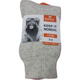 NordSox Kışlık %60 Yün Kadın Dağcı Çorabı - 36 - 40 - Ekru