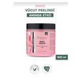 Noreana Vegan Formüllü Body Scrub - Nemlendirici & Arındırıcı Vücut Peelingi Sakız 800 ml
