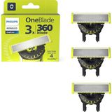 Norelco Oneblade 360 Bıçaklar, Oneblade Elektrikli Tıraş Makinesi ve Düzeltici Için Orijinal Y