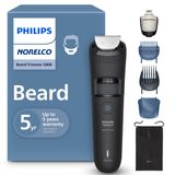 Norelco Philips Sakal Düzeltici 5000 Serisi,%100 Su Geçirmez Sakal Şekillendirici, 40 Kilitli Kırpma Ayarına Sahip Hassas Kadran, Kendiliğinden Bilenen Metal Bıçaklar ve Sakal Tüyleri Toplayıcı