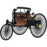 Norev 1:18 1886 Mercedes Benz Patent Motorwagen Diecast Minyatür Model Araba - Siyah - Standart