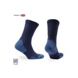NORFOLK Alfie Comfort Fit Minderli Merino Yünü & Bambu Günlük ve Yürüyüş Çorabı Lacivert