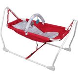 Norfolk Baby Sleep Oyuncaklı Sallanır Bebek Beşiği - Hamak Beşik - Kırmızı