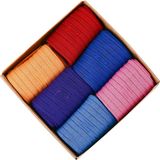 Norfolk Comet Raınbow N-Twist Teknolojili Bambu-Pamuk Bükümlü Günlük Çorap - 6 Çift - Kraft Kutu - 39 - 42 - Rainbow