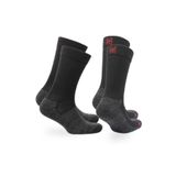 NORFOLK Leonardo Merino Yünü Outdoor Yürüyüş Çorabı 2'li Paket Siyah