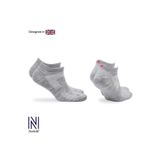 NORFOLK Sheldon Lc Düşük Kesim Merino Yünü Outdoor Yürüyüş Çorapları 2'li Paket Açık Gri