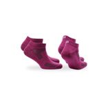 NORFOLK Sheldon Lc Düşük Kesim Merino Yünü Outdoor Yürüyüş Çorapları 2'li Paket Magenta