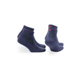NORFOLK Sheldon Qtr Çeyrek Kesim Merino Yünü Outdoor Yürüyüş Çorapları 2'li Paket Lacivert