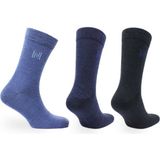 Norfolk Stockholm Merinos Yünü Ince Örgü Premium Gündelik Günlük Çorap 3'lü Paket - 35 - 38