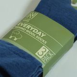 Norfolk Stockholm Merinos Yünü Ince Örgü Premium Gündelik Günlük Çorap 3'lü Paket - 43 - 46