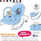 Norfolk Sweet Dreams Oyuncaklı Ev Tipi Ana Kucağı - Sevimli Fil Mav