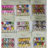 Norino 10'Lu Şekilli Ahşap Mandallar 3.5Cm (10'Lu Set-10 Paket)