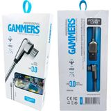 Norino 3.0A (Micro) Metal Gamer Hızlı Şarj Kablosu Powerway Gmx1