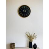 Norino 36 Cm Kahverengi Gold Roma Rakamlı Duvar Saati