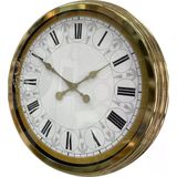 Norino 60 Cm Gold Metal Roma Rakamlı Duvar Saati