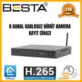 Norino 8 Kanal 5 Mp Kablosuz Wifi Hibrit Dvr Kayıt Cihazı KD-7008W
