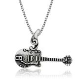 Norino 925 Ayar Gümüş Gitar Gümüş Kolye